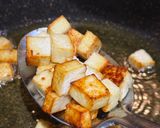 A picture of step 2 of Lau, Paneer diye Chola’r Dal (Chana Dal with Louki/ Bottle Gourd and Paneer/Cottage Cheese).