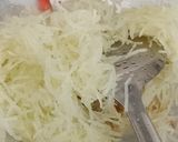 Foto langkah ke 2 dari resep Tumis Pepaya Ebi.