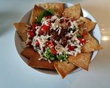 A picture of step 5 of Baked nacho taco salad.