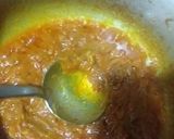 A picture of step 5 of Aloo baigan.