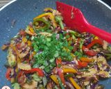 A picture of step 6 of Stir Fried Vegetables.
