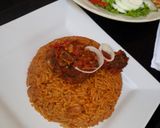 A picture of step 6 of Nigerian Party Jollof Rice.