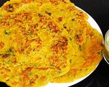 A picture of step 4 of Sooji besan mix veg chila recipe.