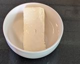 A picture of step 1 of Rice Paper and Feta Cheese dumplings.