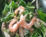 Hình bước làm 3 của món Nộm rau càng cua