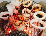Hình bước làm 3 của món Mực Nướng Muối Ớt Xanh