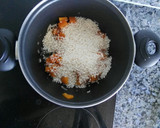Foto del paso 4 de la receta: Risotto de calabaza y queso de cabra con hierbabuena
