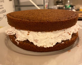 Foto del paso 17 de la receta: Torta de chocolate con crema, frutillas y ganache
