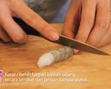 Foto langkah ke 2 dari resep Ebi Furai Ala HOKBEN: Rahasia Supaya Udang LURUS Dan KRISPI.