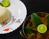 A picture of step 7 of Gandhoraj Chicken/Murgi(Kaffir Lime flavoured Chicken Curry).