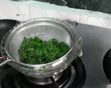 A picture of step 3 of Palak Paneer.