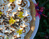 Foto del paso 7 de la receta: Tarta de dulce de leche, pastelera y merengue🌺