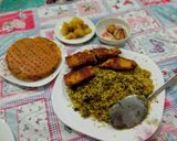 عکس مرحله 2 از دستور باقالی پلو با ماهی با طعمی متفاوت 😍😋🐟🍚