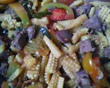 Foto langkah ke 8 dari resep Oseng Janggel Ati Ampela.
