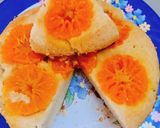 Hình bước làm 2 của món Bánh bông lan trái quýt