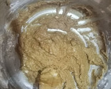 A picture of step 2 of Dalgona cake.