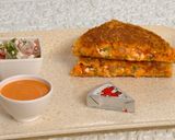 A picture of step 12 of Creamy High Protein Paneer Veggie Sandwich – Fireless & Nutritious in 15 Mins.