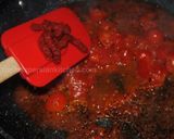 A picture of step 1 of Eggs in tomato and beef#familyfriendly.