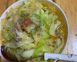 Hình bước làm 3 của món Canh bắp cải thịt băm