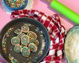 A picture of step 5 of Pinwheel Cookies.