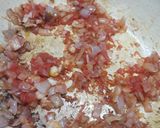A picture of step 1 of Spanish/Mexican Pulao.