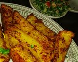 صورة لخطوة 1 من وصفة بطاطا ودجز 😋