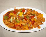 A picture of step 9 of Manchurian chicken.