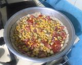 Foto del paso 3 de la receta: Tarta multicolor con masa de avena y harina integral
