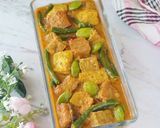 Foto langkah ke 4 dari resep Sayur Santan Tahu Tempe Ikan Asin.