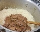 A picture of step 14 of Yakhni Pulao.