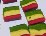 Foto langkah ke 6 dari resep Bolu Kukus Tiga Lapis.