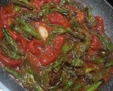 Foto del passaggio 3 della ricetta #566 Linguine con peperoncini verdi e pomodorini 🫑🍅🍝
