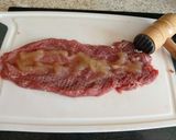 A picture of step 1 of My Stuffed Tenderloin, Apple, Bacon Lardons, cheddar Cheese 🤗.