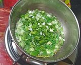 A picture of step 2 of Onion Flower Stalk Methi Subji.