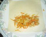A picture of step 5 of Chicken vegetable rolls.