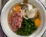 รูปขั้นตอนการทำที่ 3 ของ ไข่เจียวหมูสับ ฟูนุ่มหนาแน่น เมนูข้าวกล่อง