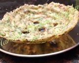 A picture of step 3 of Akki rotti (rice flour masala roti).