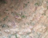 A picture of step 3 of Corn and Multigrain chilla.