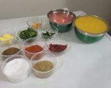 A picture of step 1 of Moong daal thalli.