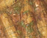 A picture of step 7 of Chatpaty Bahry karely with roti.