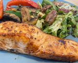 A picture of step 5 of Pan fried salmon 🐟.