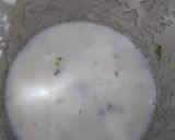 A picture of step 2 of Musk melon shake.