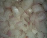 A picture of step 1 of Achari macroni.