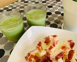Foto del paso 4 de la receta: Entrante fresco: gazpacho verde y melón con jamón.🥬