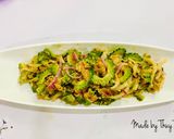 Hình bước làm 7 của món Salad 🥗: Khổ Qua Rừng trộn Cá Tuna Ngâm DầuMón ngon - dễ làm THE BEST của khổ qua!