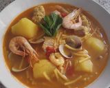 Foto del paso 8 de la receta: Cazuela de fideos con marisco y pescado