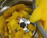 A picture of step 1 of Mango MilkShake 📌.
