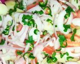 A picture of step 4 of Aloo Chana Chaat.