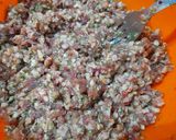 Foto del paso 2 de la receta: Verduras rehogadas coronadas con albóndigas doradas