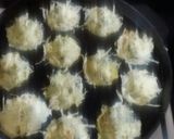A picture of step 4 of Potato roasties paniyaram chaat.